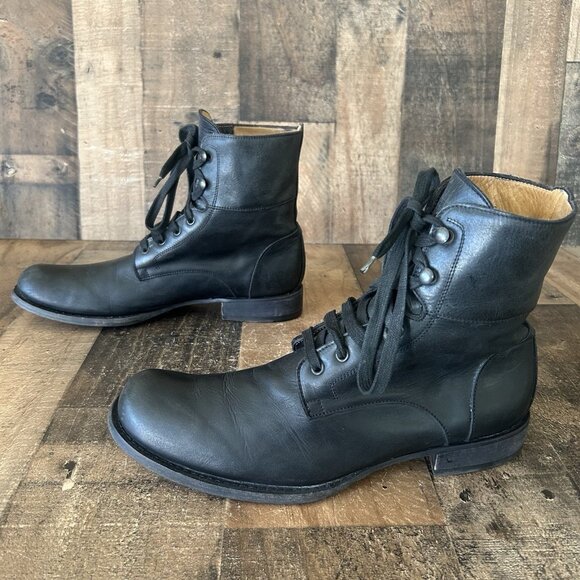 John Varvatos Handmade Italy Black Ankle Boots Mens 9 - Picture 12 of 12